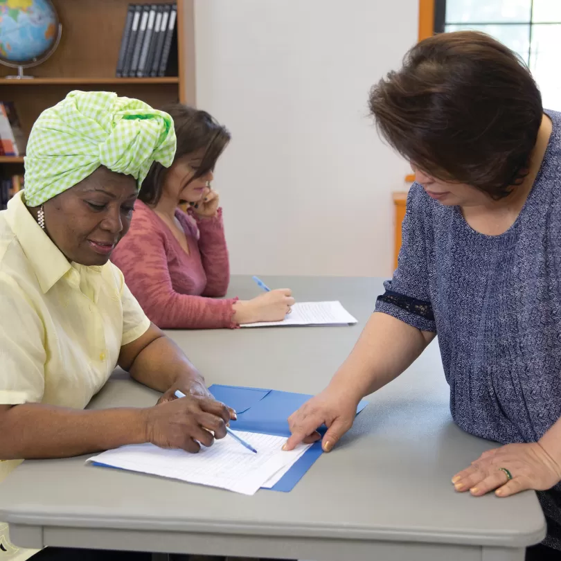 health coach helping a member